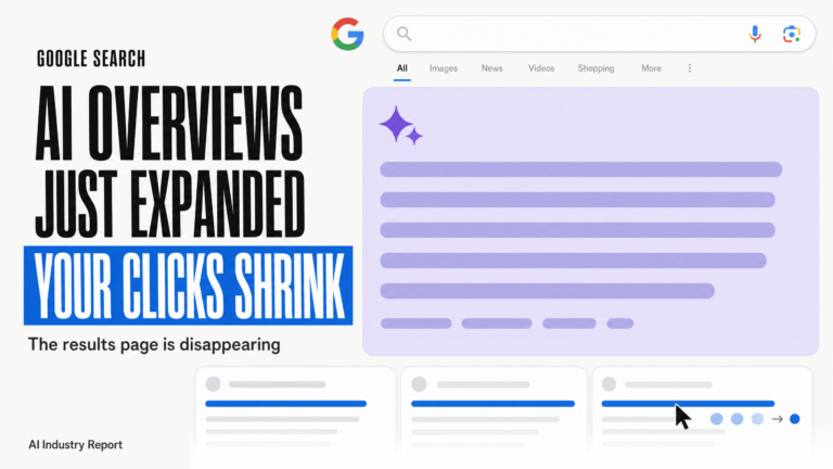 August 31, 2026: Google Confirms AI Overviews Now Fully Expand, Pushing Organic Results Further Down the Page